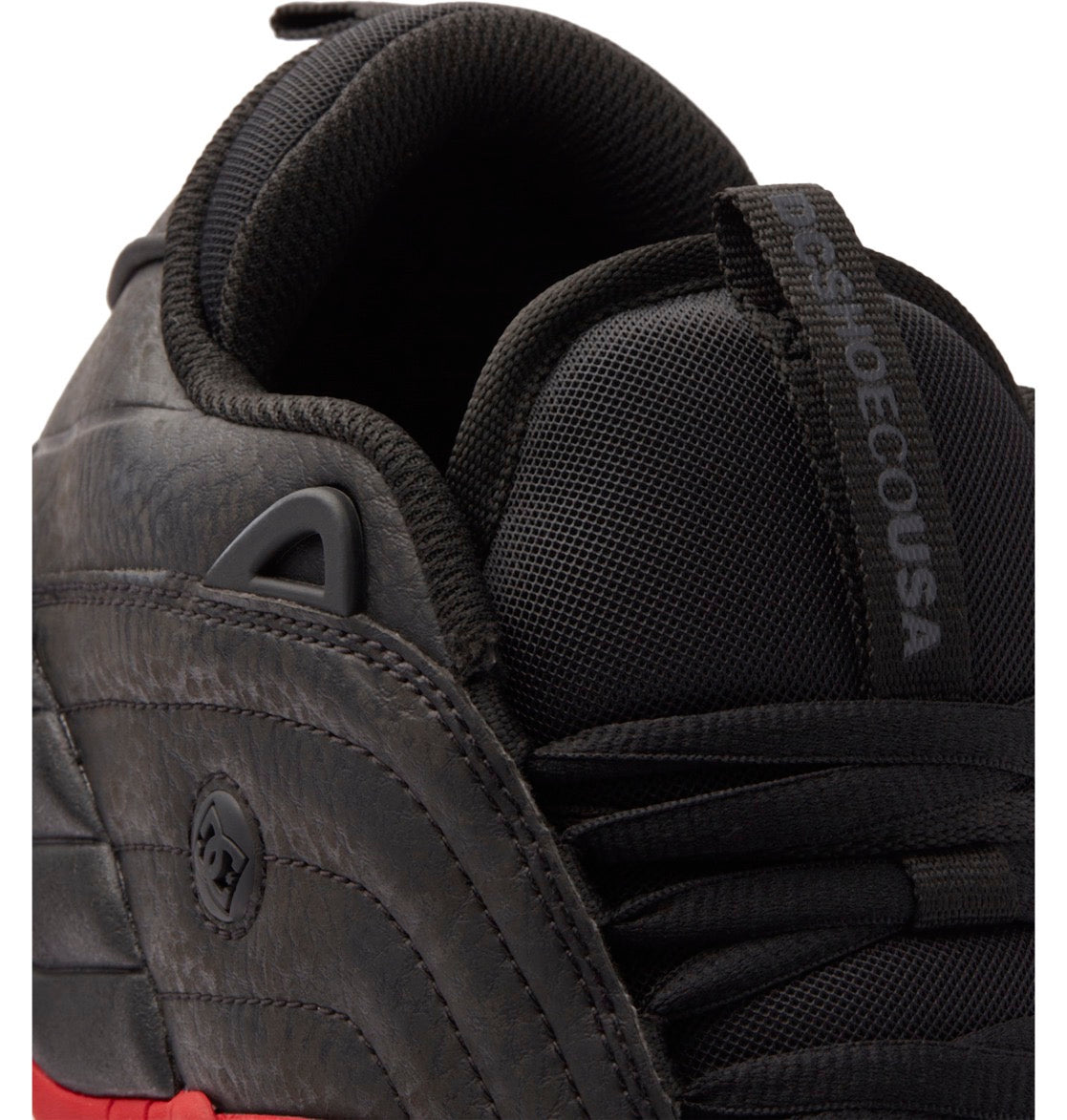 DC SHOES WILLIAMS OG BLACK RED TRAINERS