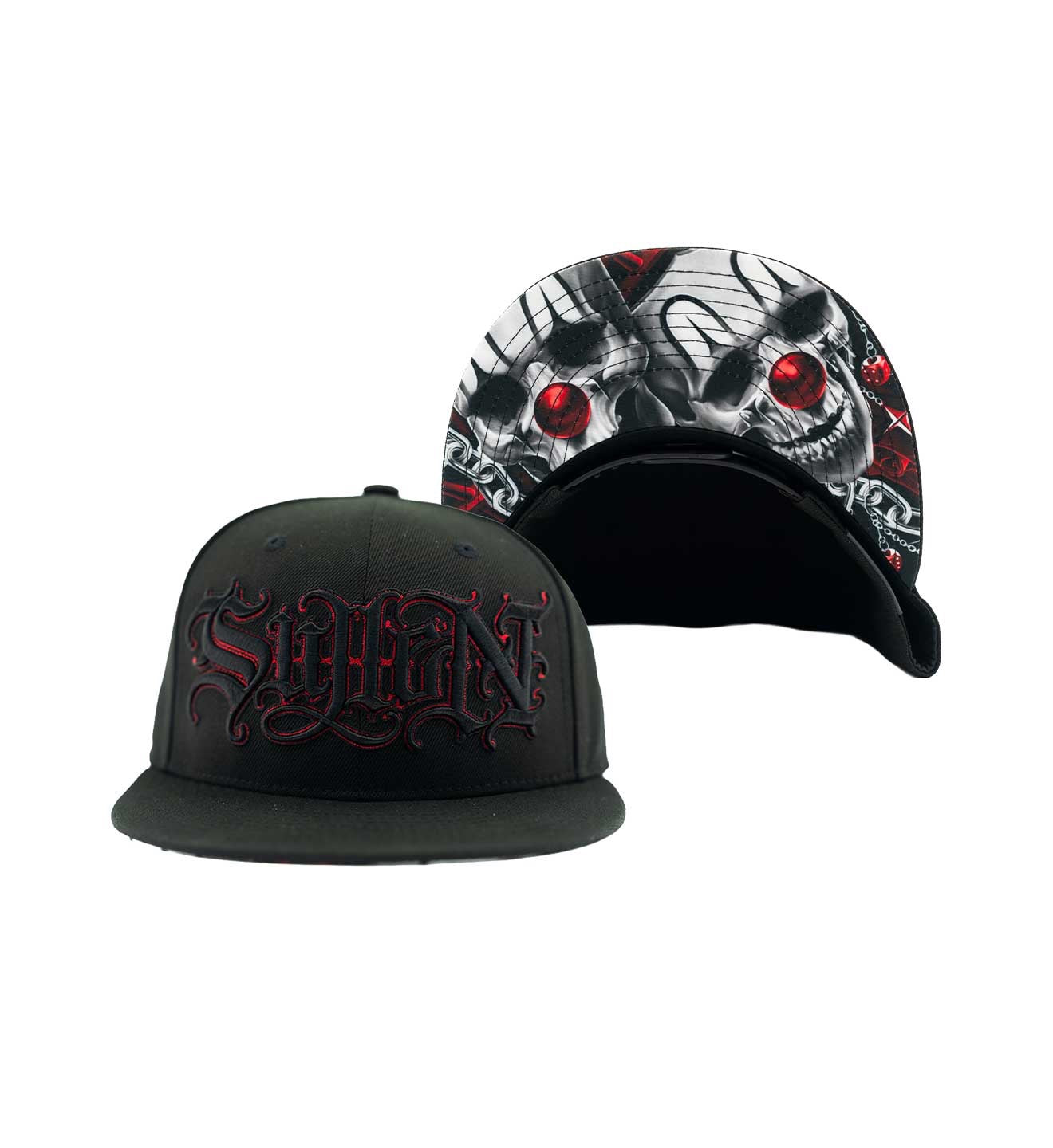 SULLEN CLOTHING HIGH & LOW BLACK SNAPBACK CAP