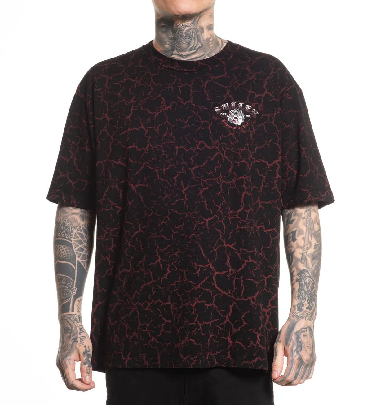SULLEN CLOTHING VS EVIL '1 TON' OVERSIZED HEAVYWEIGHT PREMIUM T-SHIRT