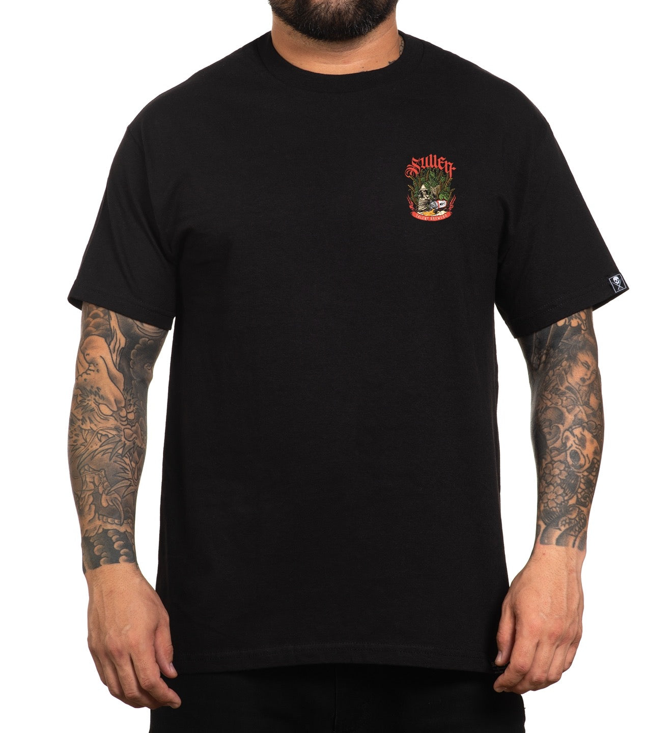 SULLEN CLOTHING BARLEY SKULL STANDARD T-SHIRT