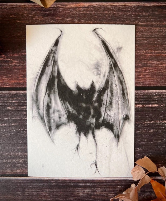 Little Bat - 5x7 Fine Art Print - ANDY SCIAZKO ART