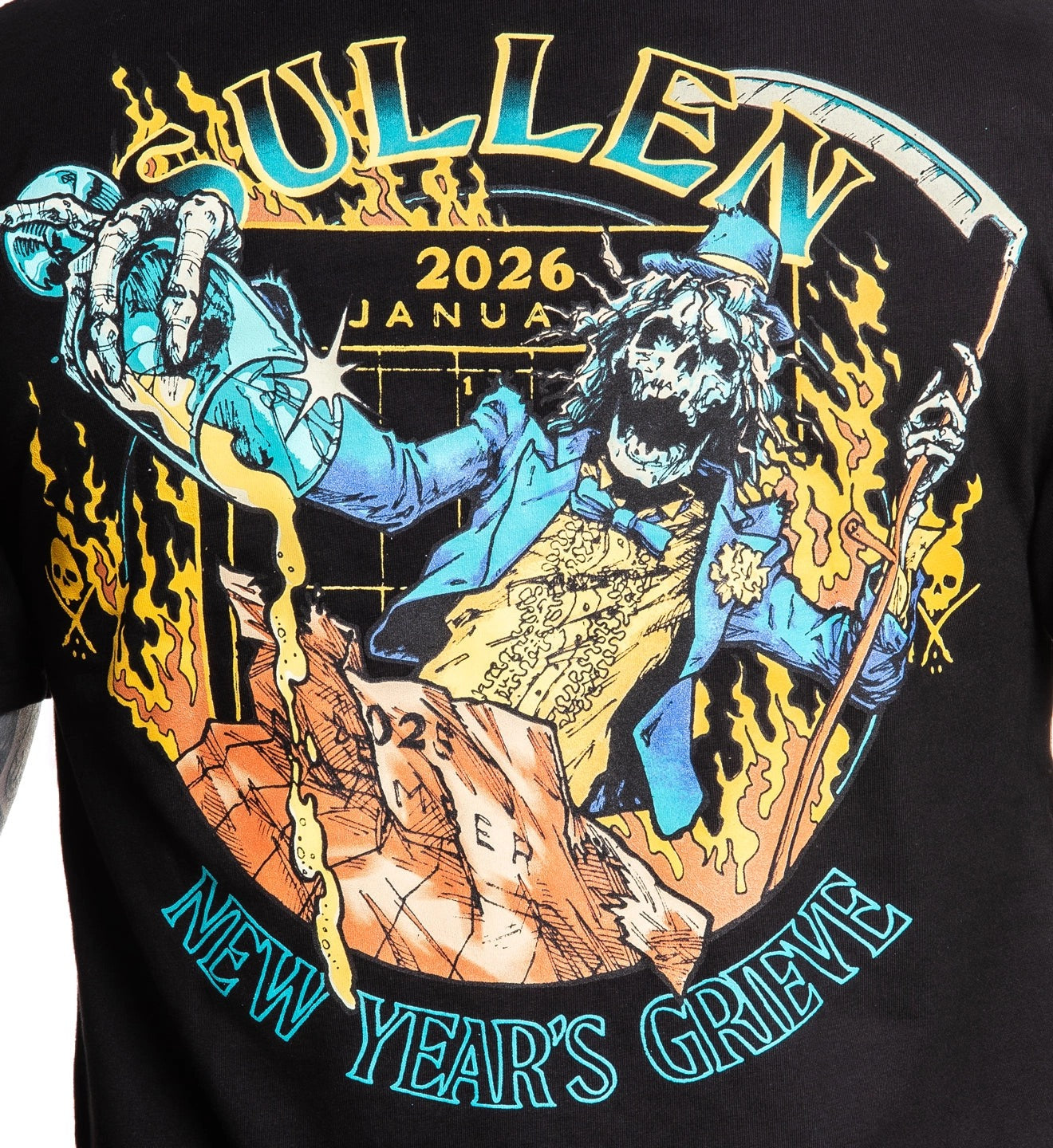 SULLEN CLOTHING NEW YEARS GRIEVE PREMIUM T-SHIRT