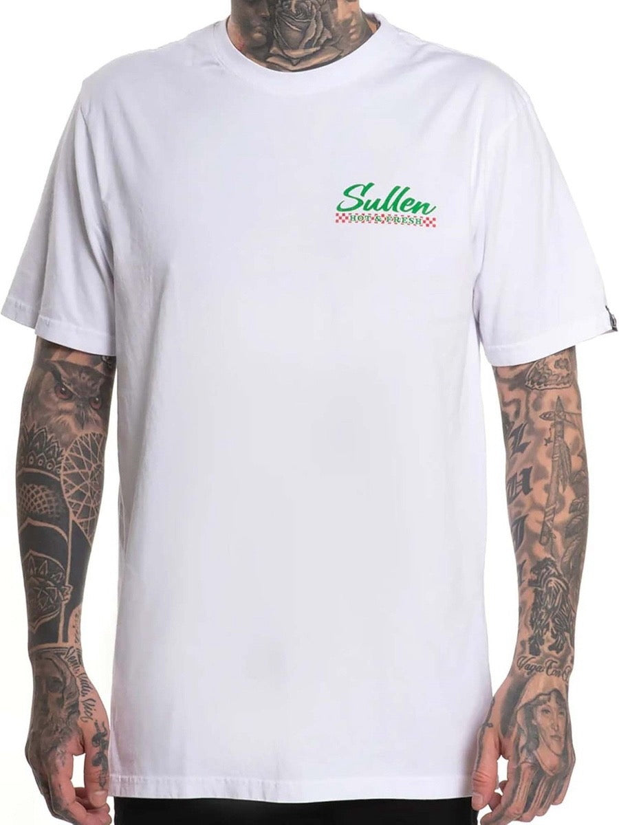 SULLEN CLOTHING HOT AND FRESH PREMIUM WHITE T-SHIRT