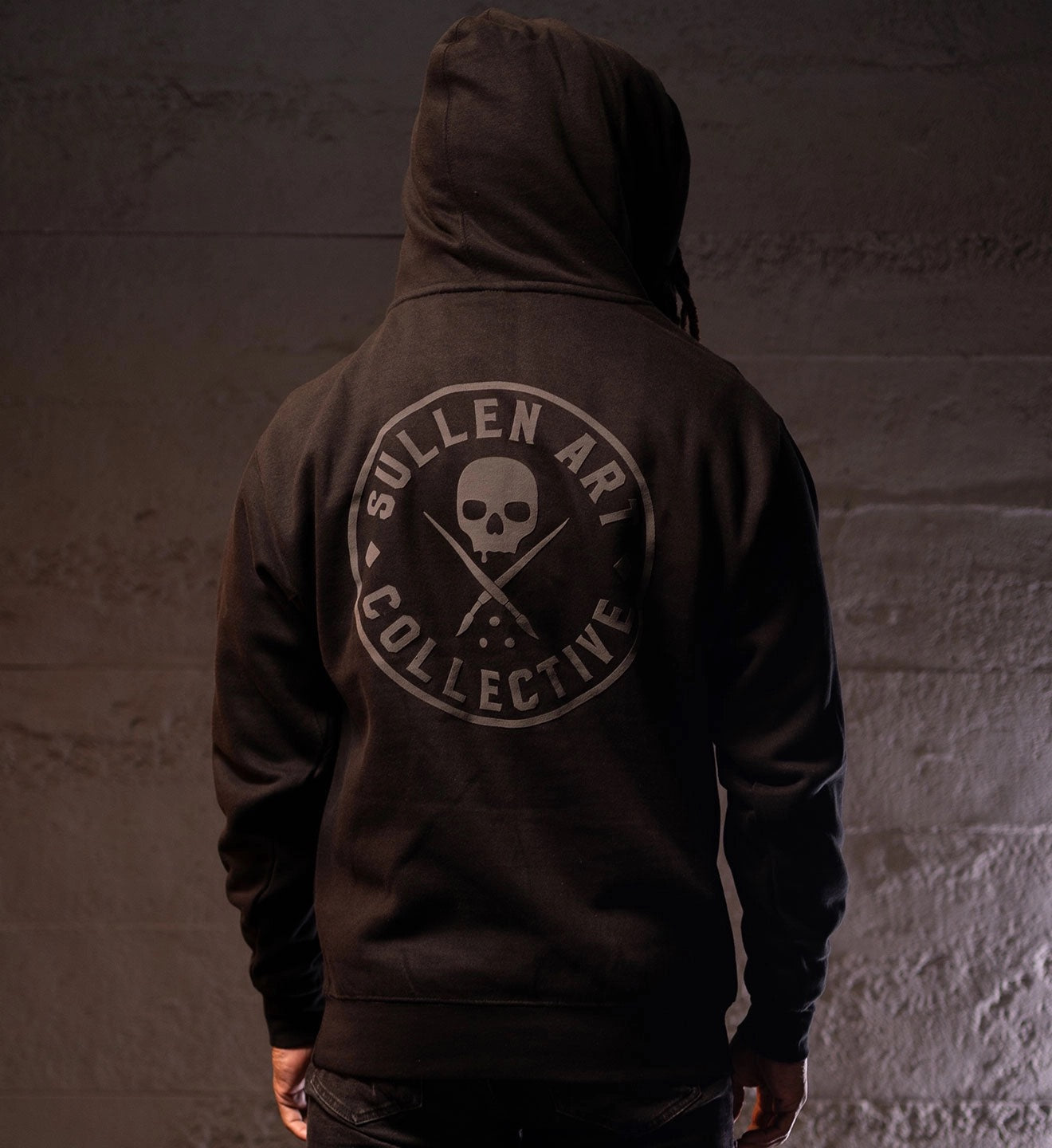 SULLEN CLOTHING EVER PERFORMANCE BLACK PULLOVER HOODIE