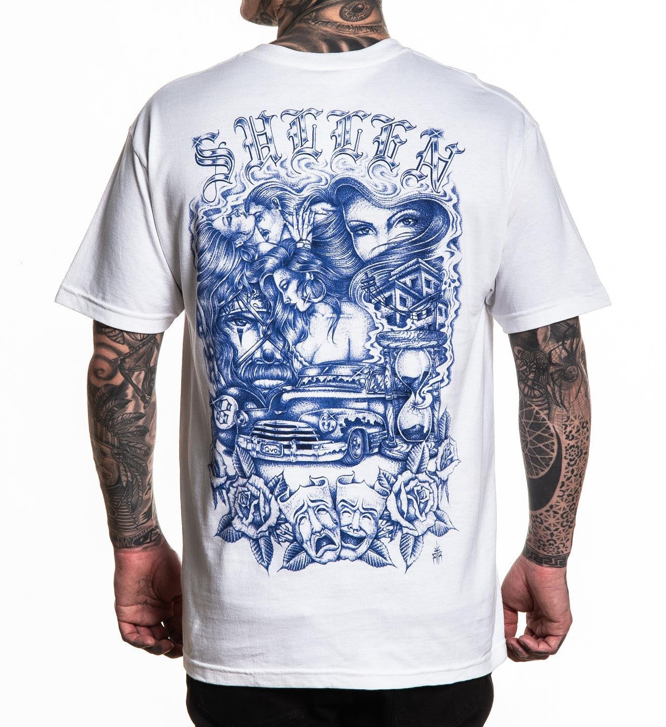 SULLEN CLOTHING SAD BOY WHITE STANDARD T-SHIRT