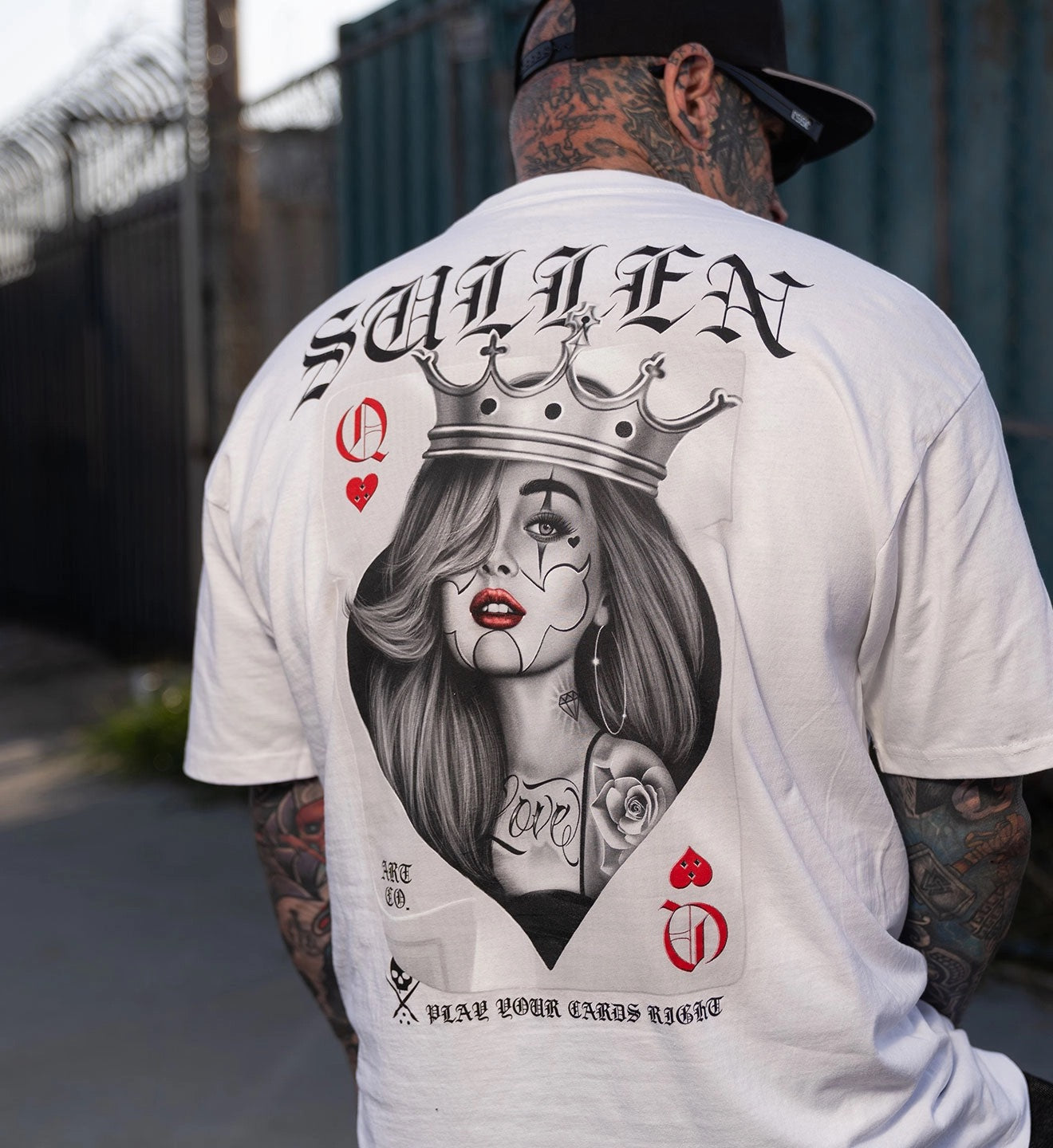 SULLEN CLOTHING QUEEN OF LOVE WHITE STANDARD T-SHIRT