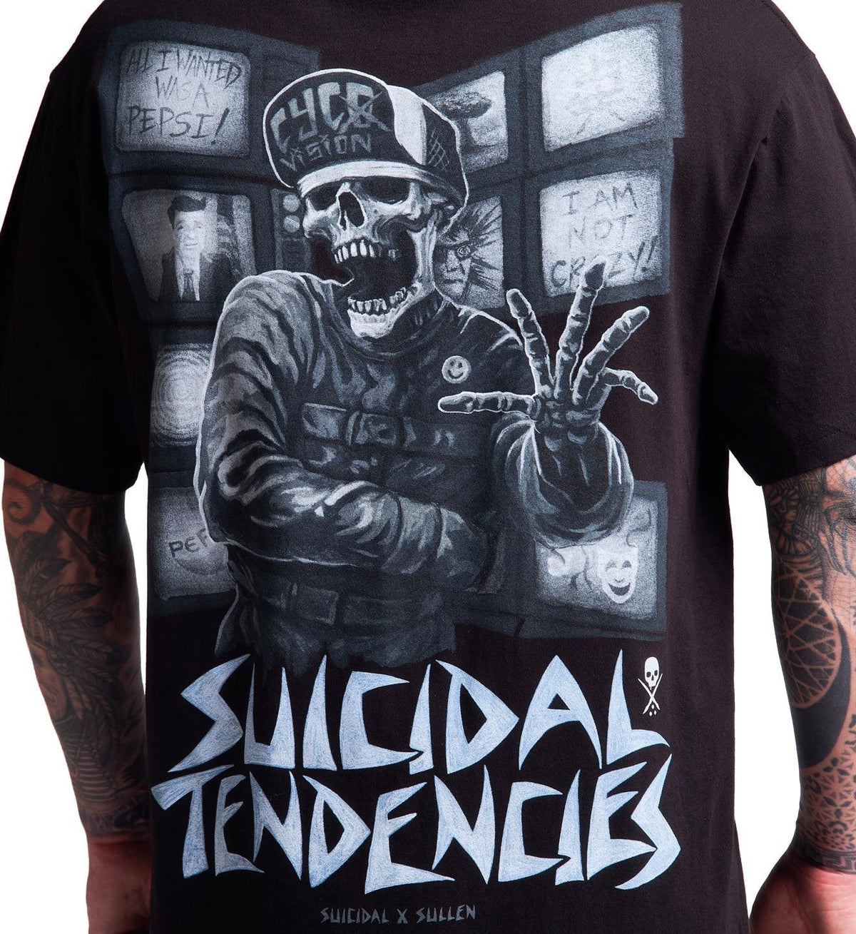 SULLEN CLOTHING X SUICIDAL TENDENCIES INSTITUTIONALIZED STANDARD T-SHIRT