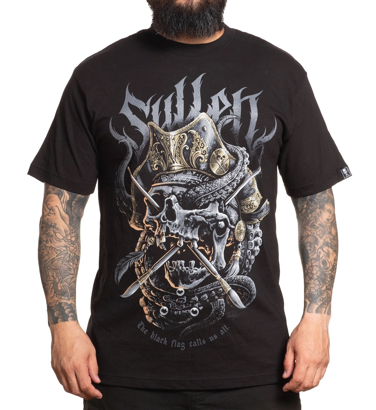 SULLEN CLOTHING BLACK FLAG STANDARD T-SHIRT