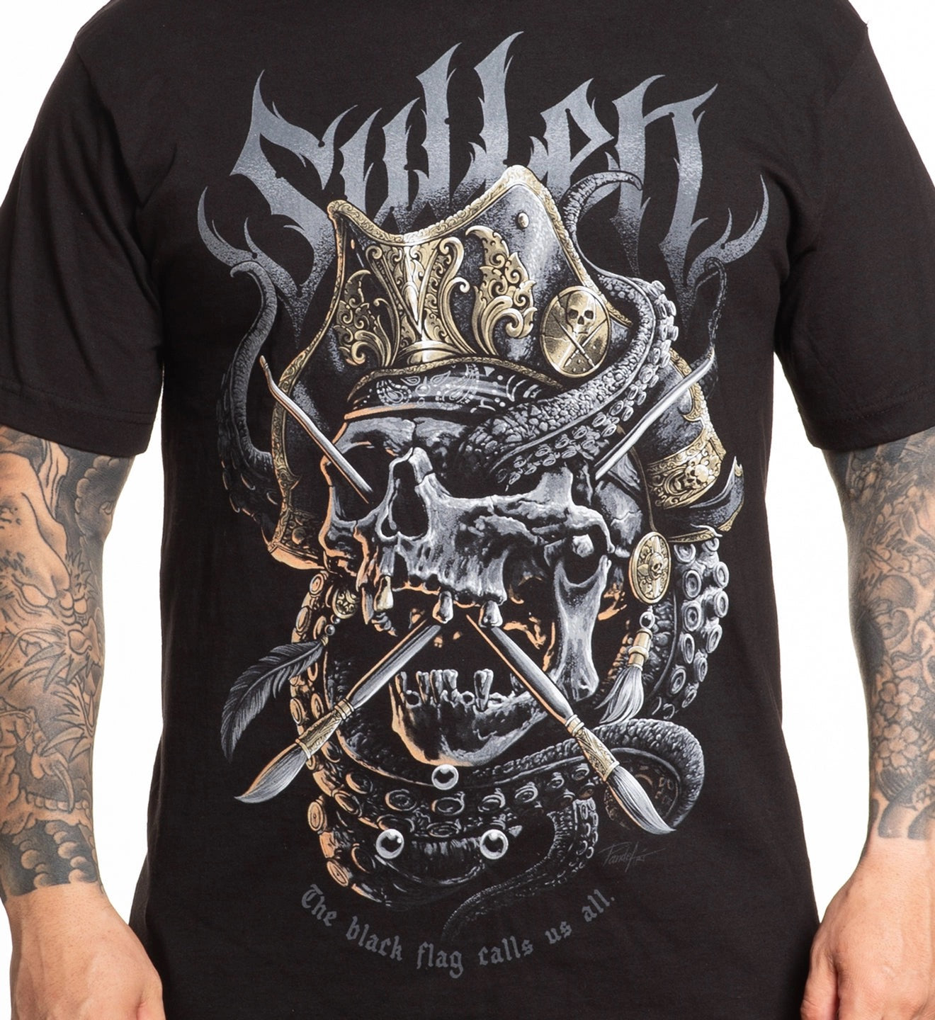 SULLEN CLOTHING BLACK FLAG STANDARD T-SHIRT