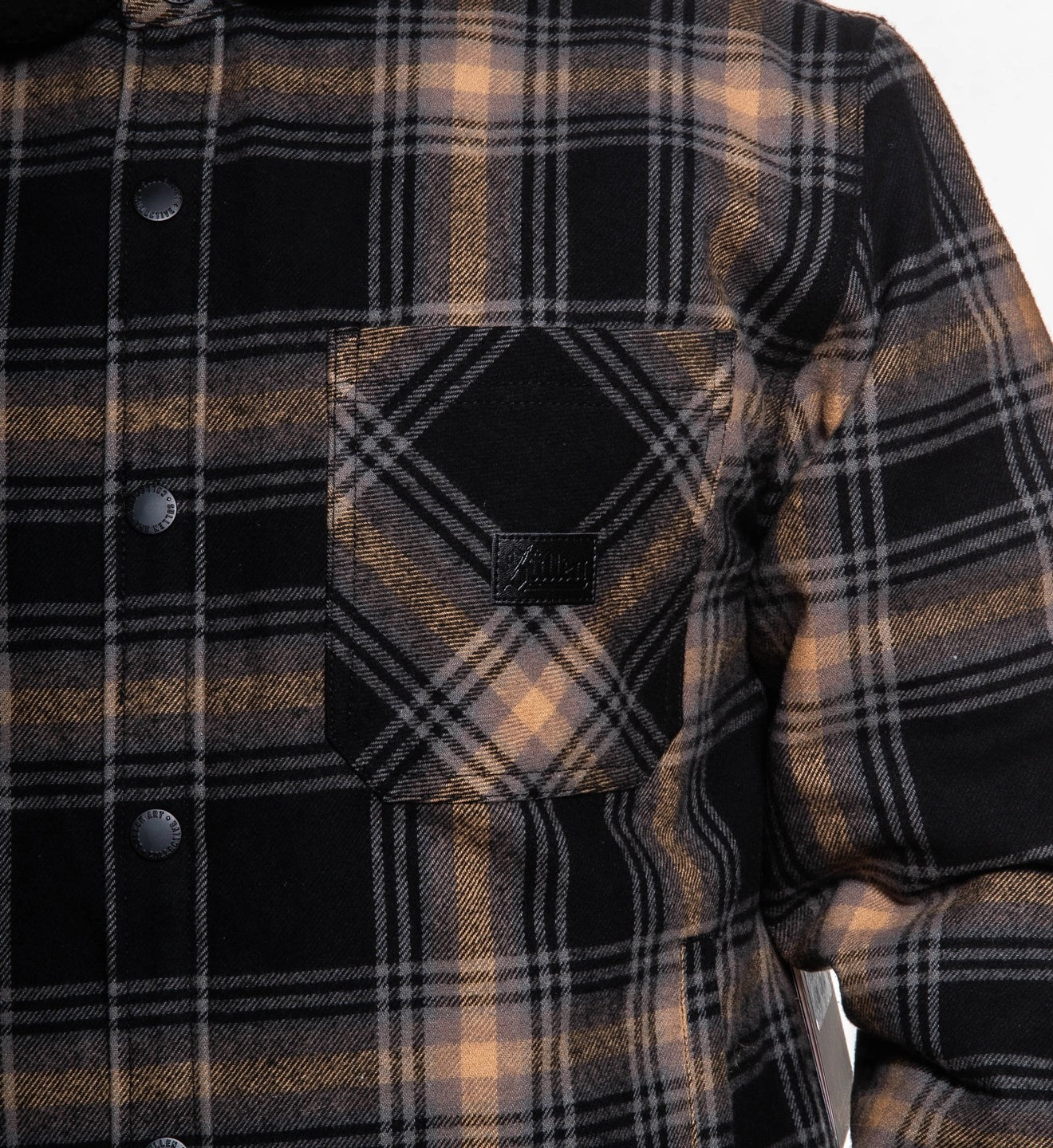 SULLEN CLOTHING  VORTEX QUILTED FLANNEL JACKET