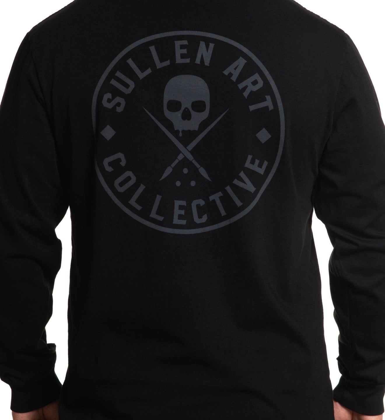 SULLEN CLOTHING EVER JET BLACK LONG SLEEVE T-SHIRT