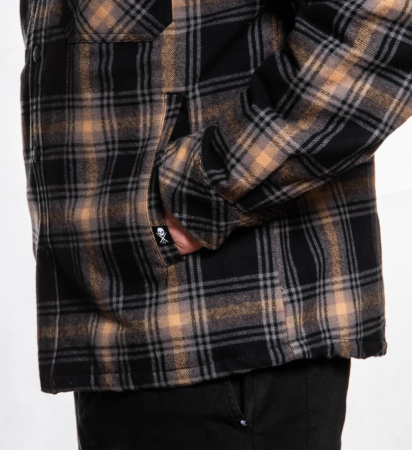 SULLEN CLOTHING  VORTEX QUILTED FLANNEL JACKET