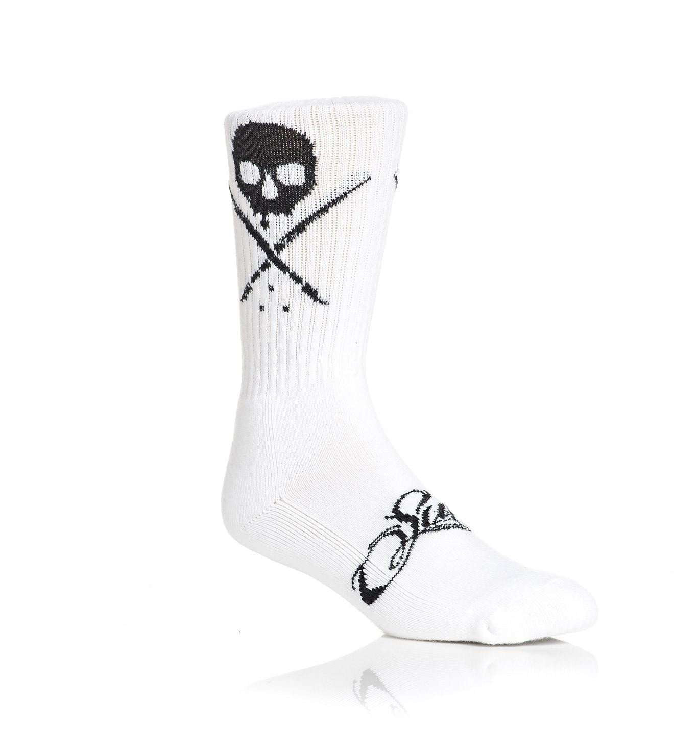 SULLEN CLOTHING STANDARD ISSUE WHITE & BLACK SOCKS (UK 6-11)