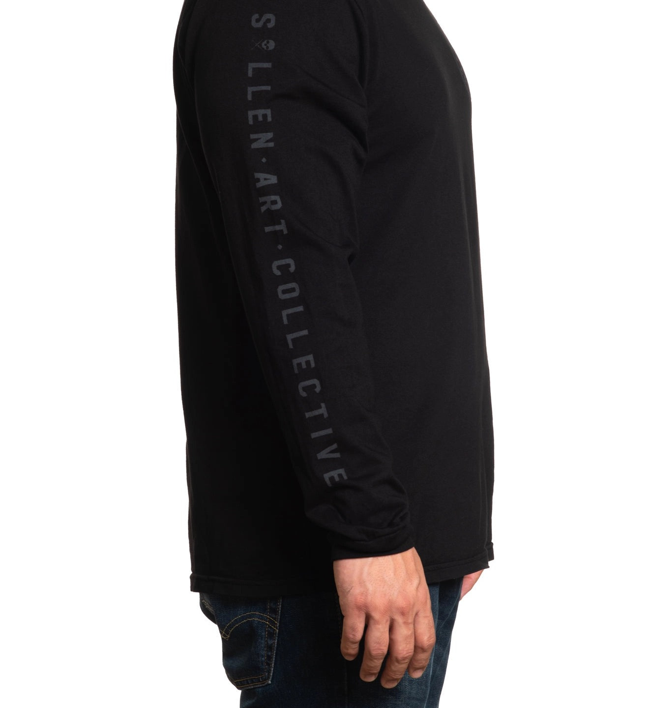 SULLEN CLOTHING EVER JET BLACK LONG SLEEVE T-SHIRT