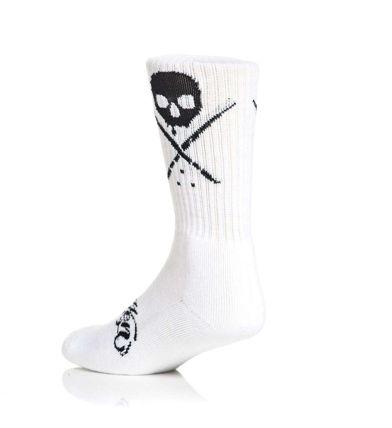 SULLEN CLOTHING STANDARD ISSUE WHITE & BLACK SOCKS (UK 6-11)