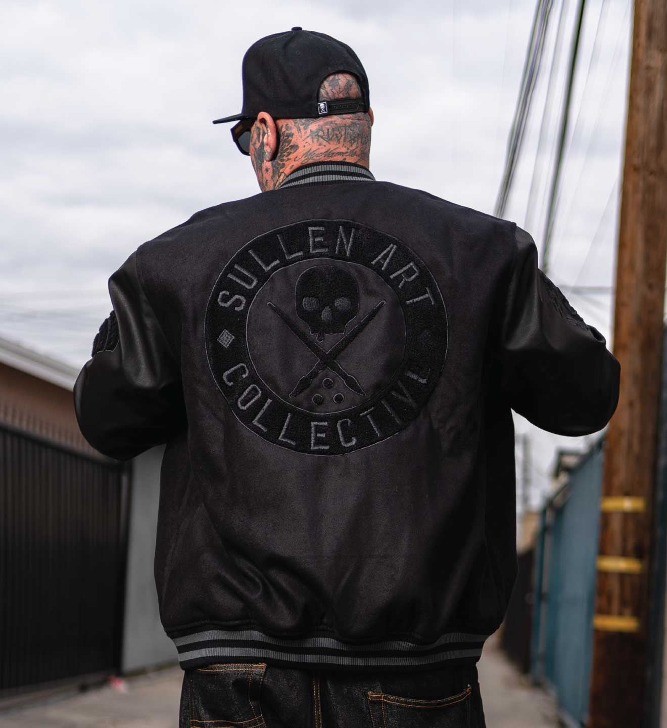 SULLEN CLOTHING LETTERMAN VARSITY JACKET (M)