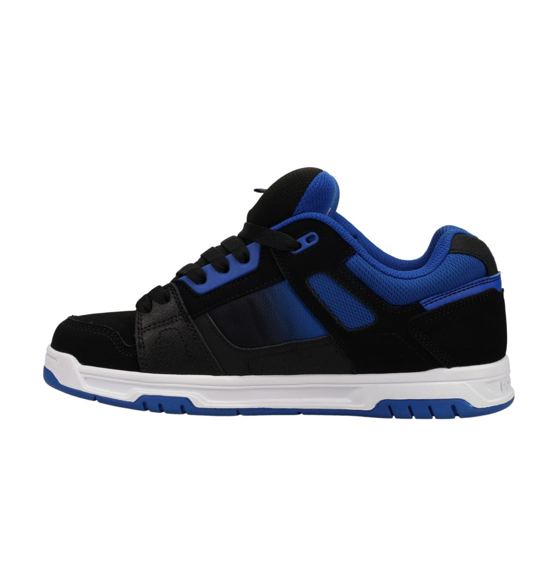DC SHOES STAG BLACK & BLUE TRAINERS