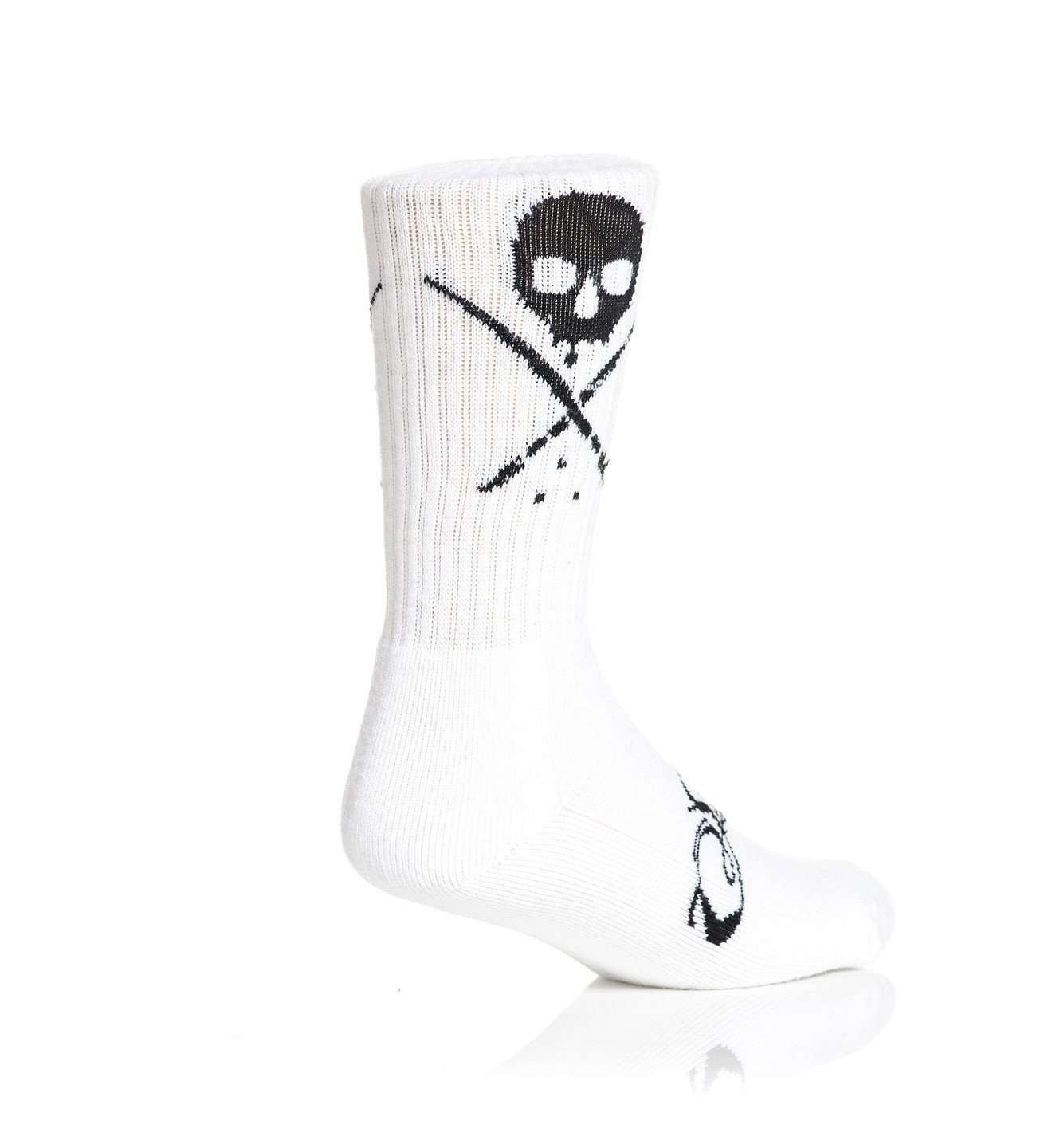 SULLEN CLOTHING STANDARD ISSUE WHITE & BLACK SOCKS (UK 6-11)