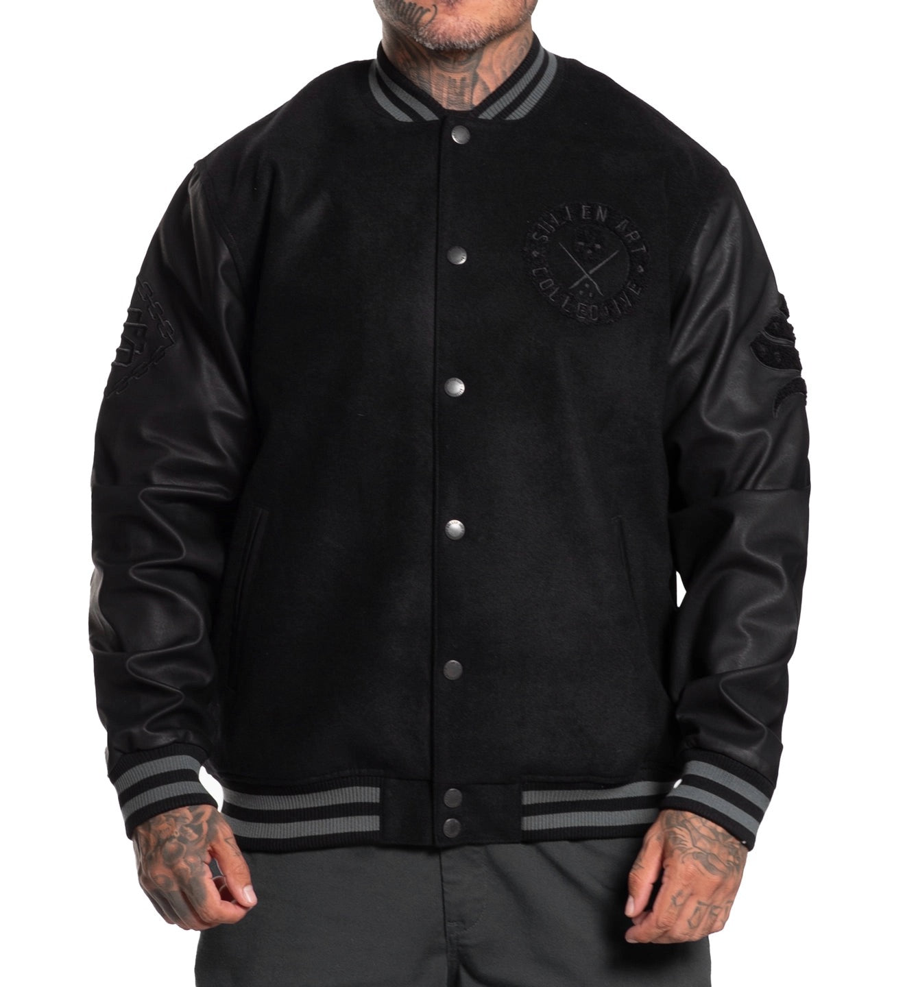 SULLEN CLOTHING LETTERMAN VARSITY JACKET (M)