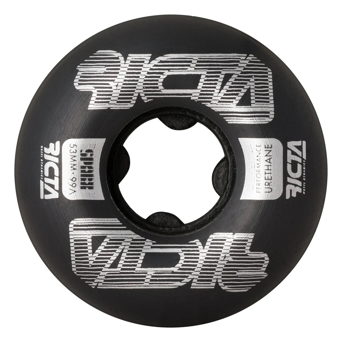 RICTA 53MM FRAMEWORK SPARX BLACK 99A SKATEBOARD WHEELS