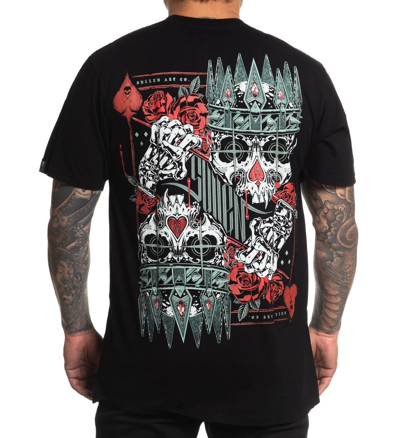 SULLEN CLOTHING SPADES AND HEARTS PREMIUM T-SHIRT