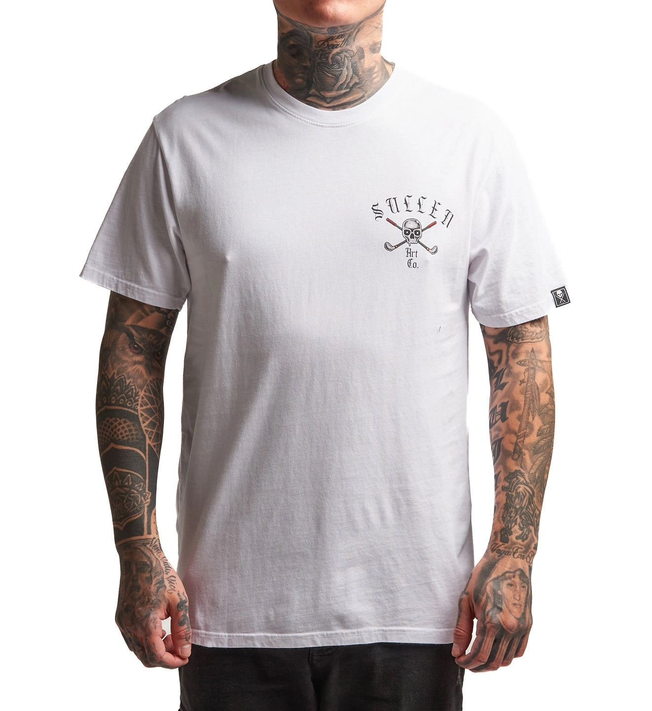 SULLEN CLOTHING NICE PUTT WHITE PREMIUM T-SHIRT