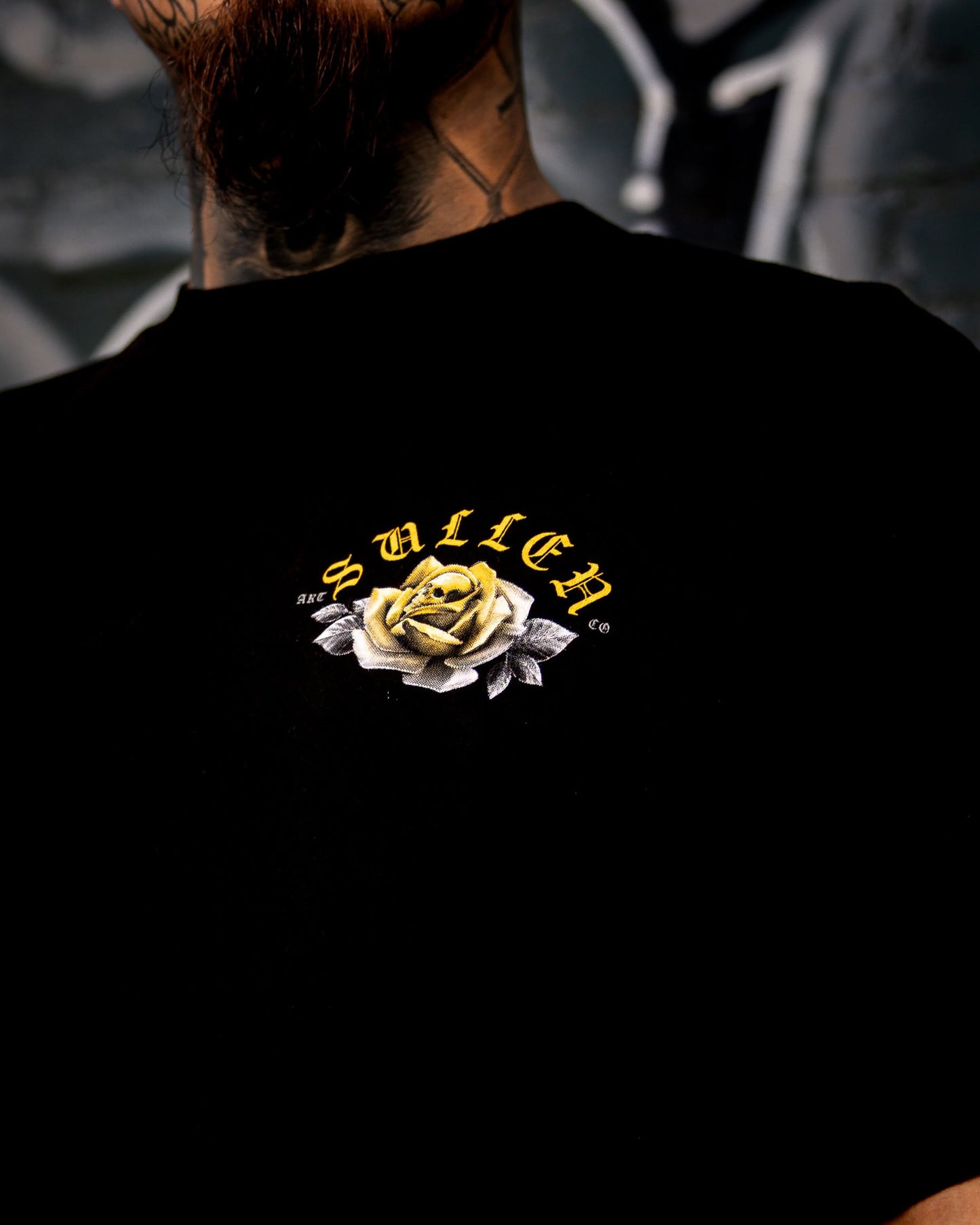 SULLEN CLOTHING GOLD GAZE "1 TON" OVERSIZED HEAVYWEIGHT PREMIUM T-SHIRT