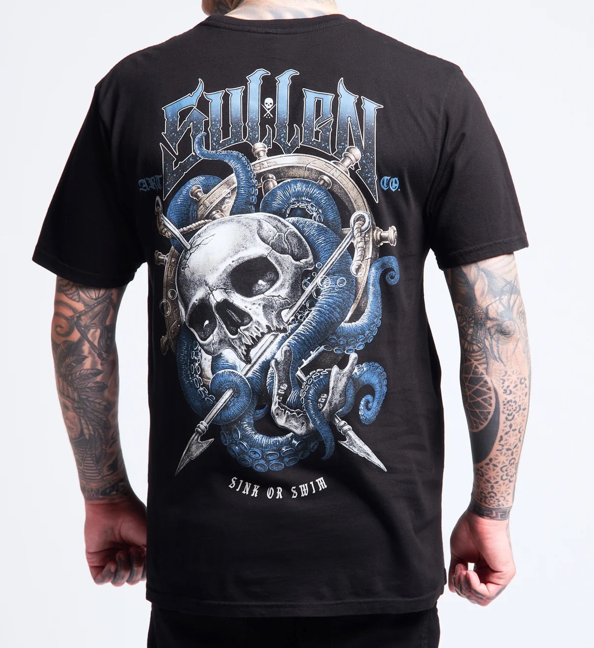 SULLEN CLOTHING HARPOON SKULL PREMIUM T-SHIRT