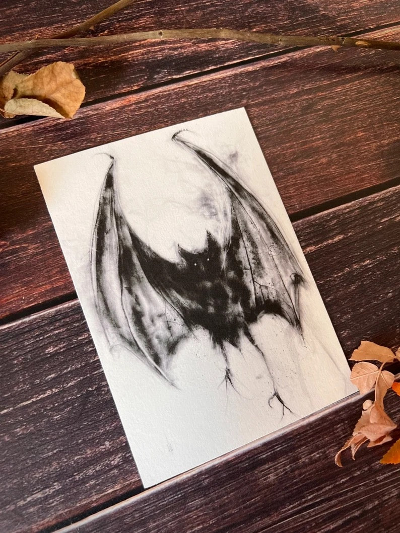 Little Bat - 5x7 Fine Art Print - ANDY SCIAZKO ART