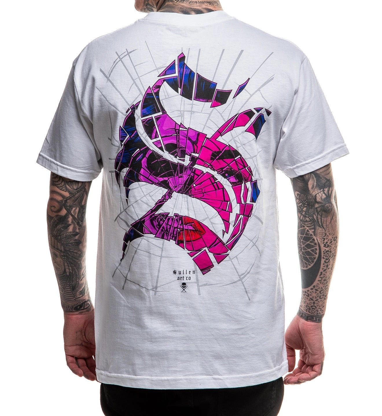 SULLEN CLOTHING SHATTERED WHITE STANDARD T-SHIRT