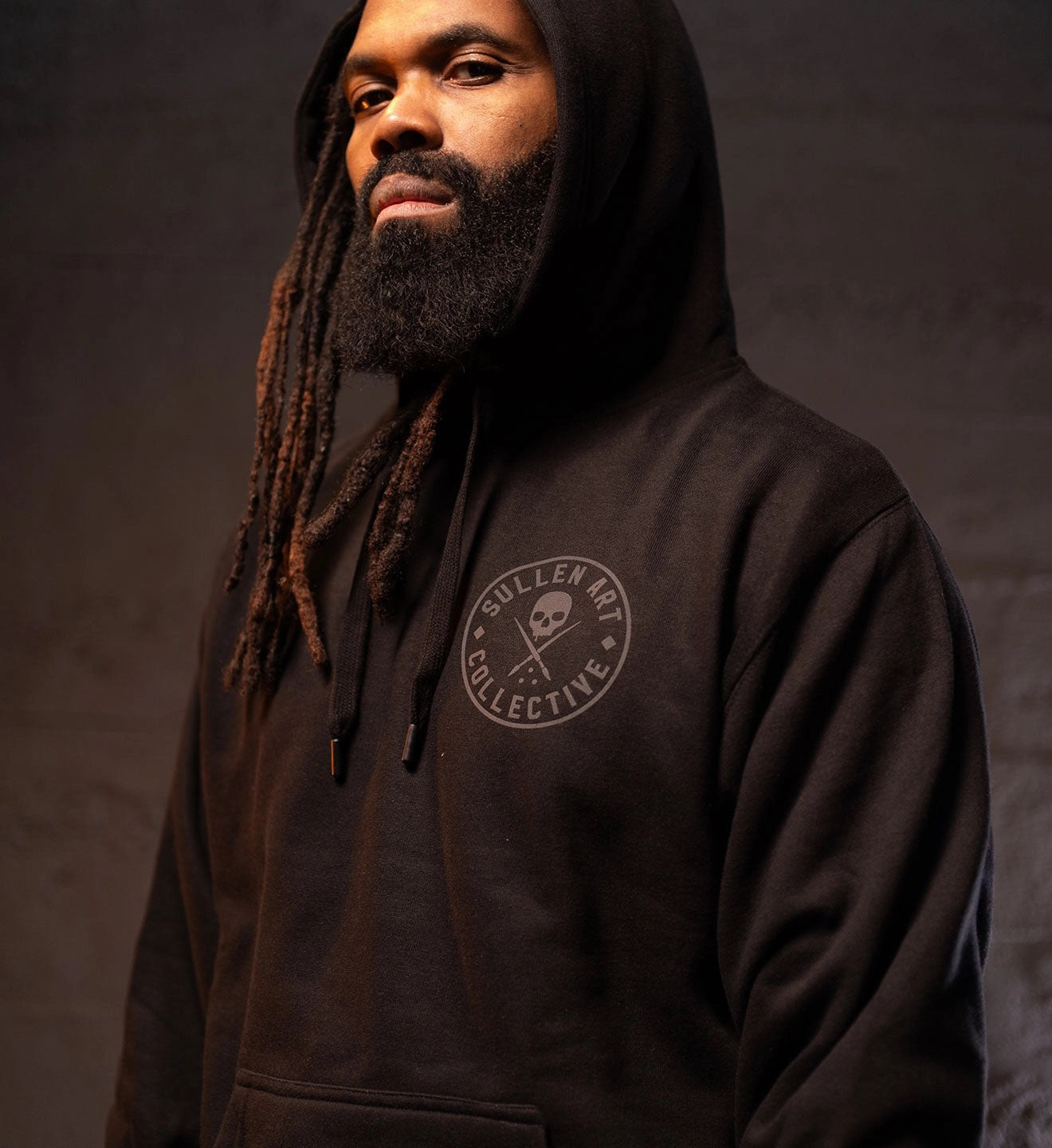 SULLEN CLOTHING EVER PERFORMANCE BLACK PULLOVER HOODIE