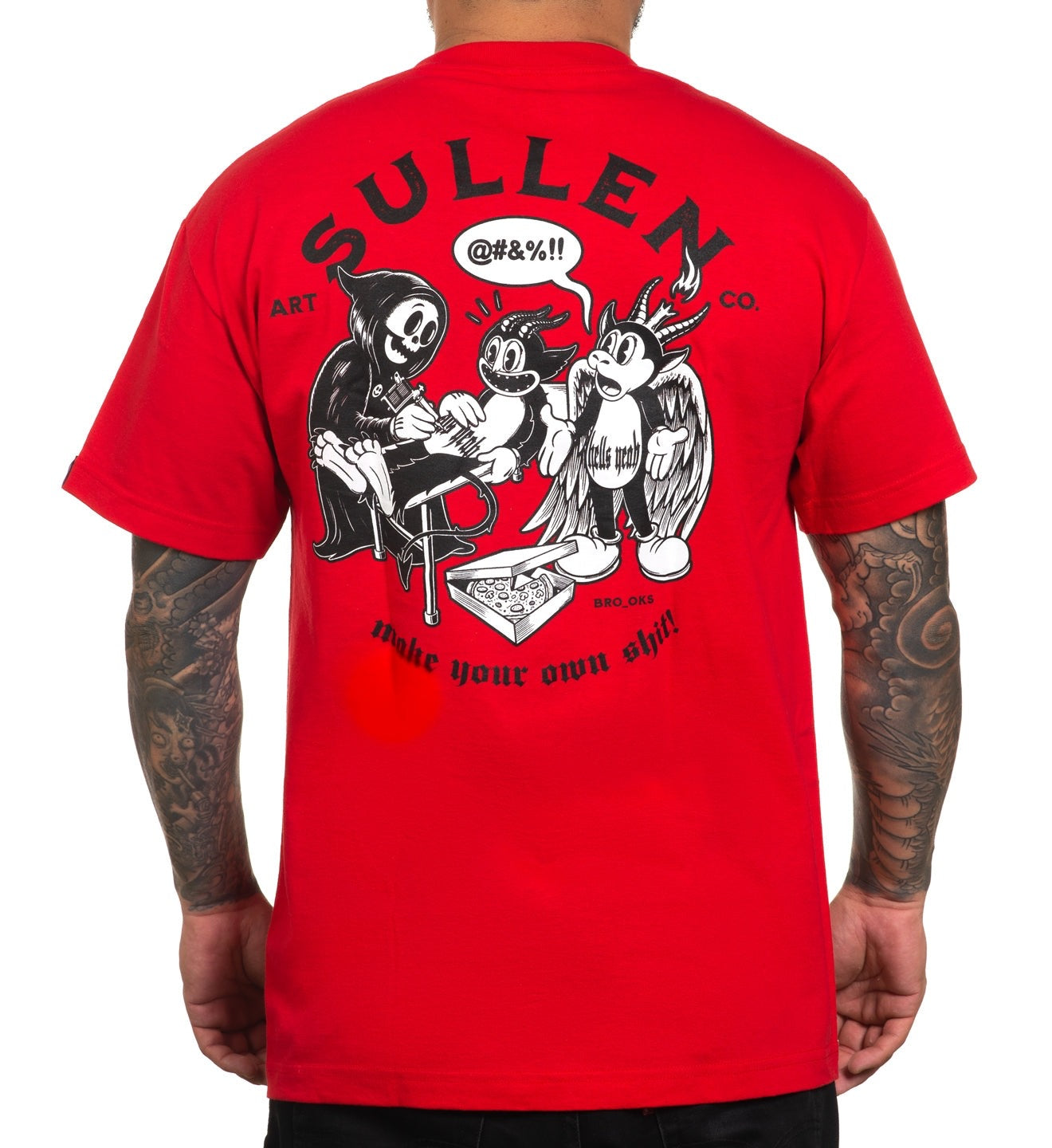 SULLEN CLOTHING COPY CAT RED STANDARD T-SHIRT