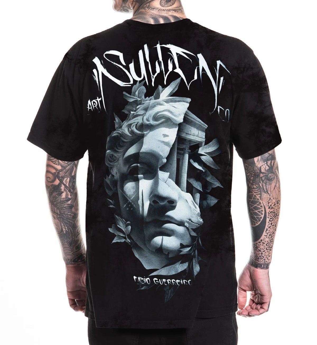 SULLEN CLOTHING FABIO GUERREIRO BLACK CRYSTAL WASH PREMIUM T-SHIRT