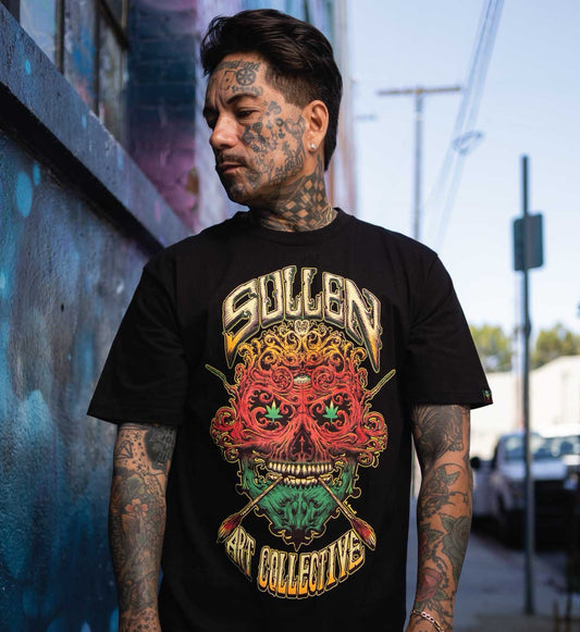 SULLEN CLOTHING RASTA BADGE STANDARD T-SHIRT