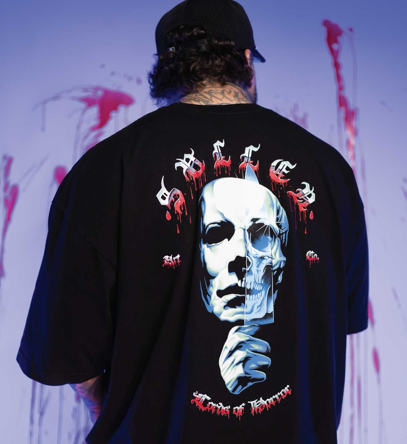 SULLEN CLOTHING MIKE HALLOWEEN "1 TON" PREMIUM HEAVYWEIGHT T-SHIRT