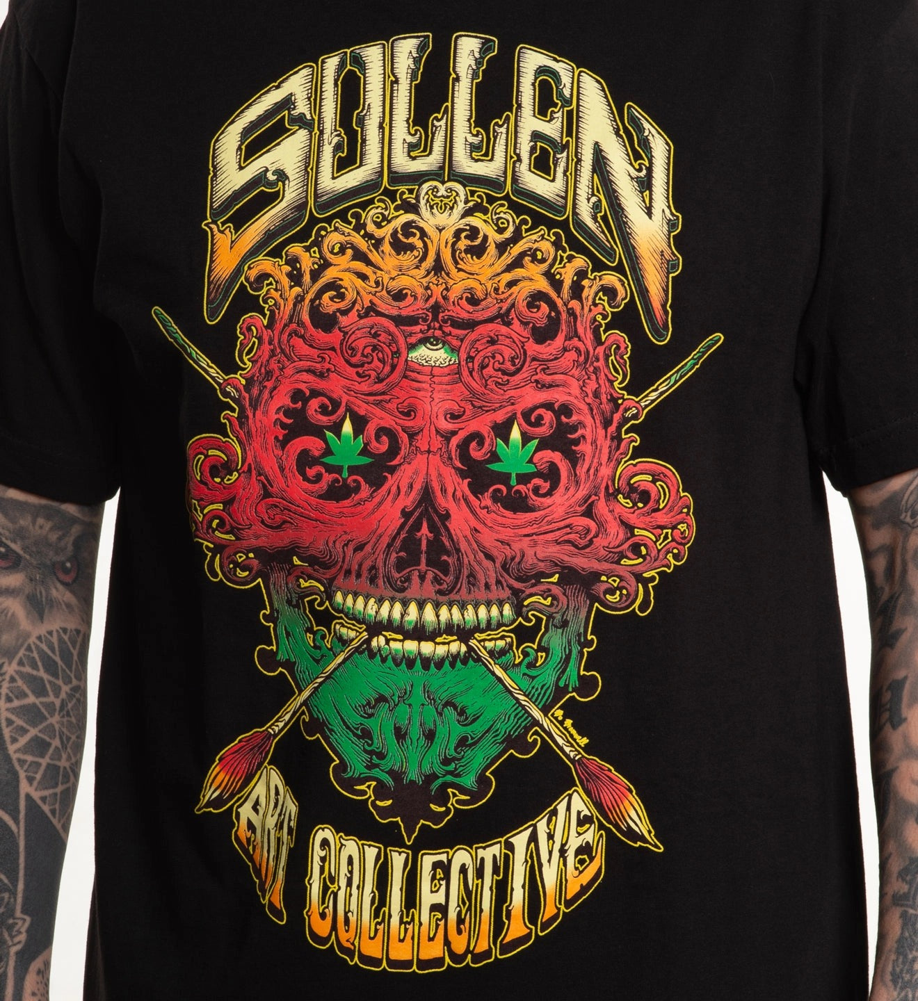 SULLEN CLOTHING RASTA BADGE STANDARD T-SHIRT
