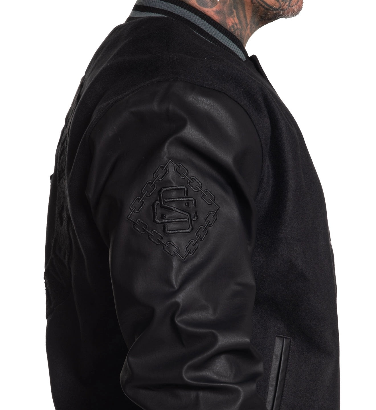 SULLEN CLOTHING LETTERMAN VARSITY JACKET (M)