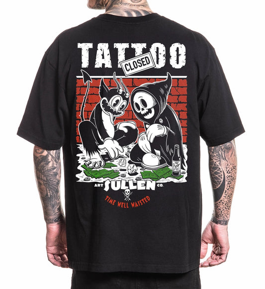 SULLEN CLOTHING KILLING TIME '1 TON' OVERSIZED HEAVYWEIGHT PREMIUM T-SHIRT