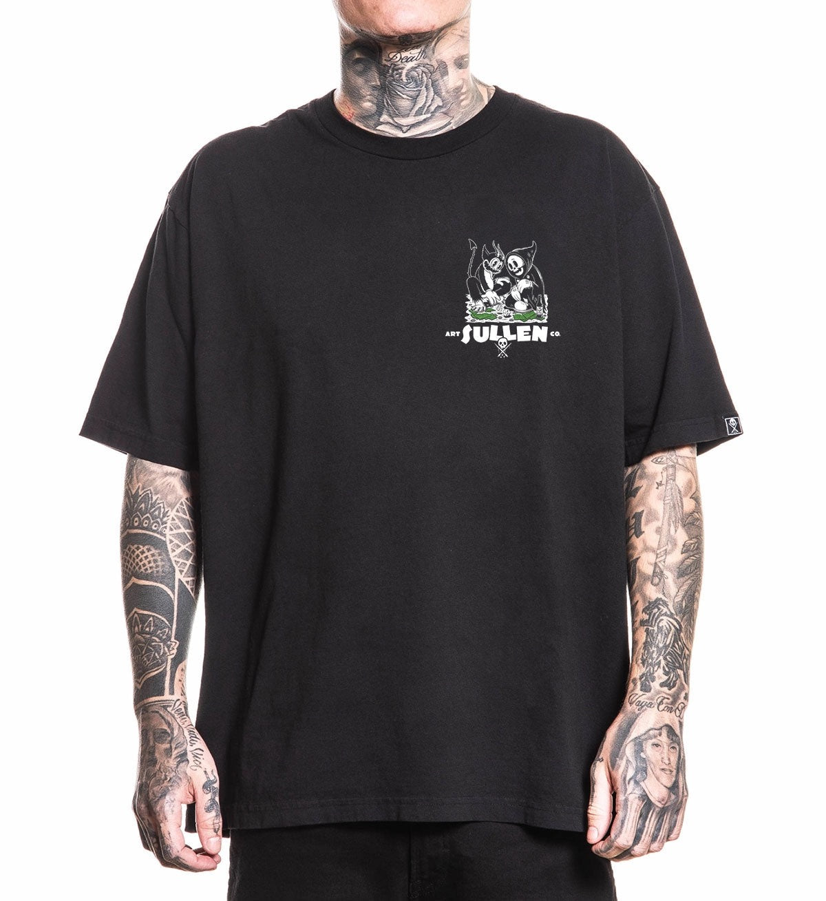 SULLEN CLOTHING KILLING TIME '1 TON' OVERSIZED HEAVYWEIGHT PREMIUM T-SHIRT