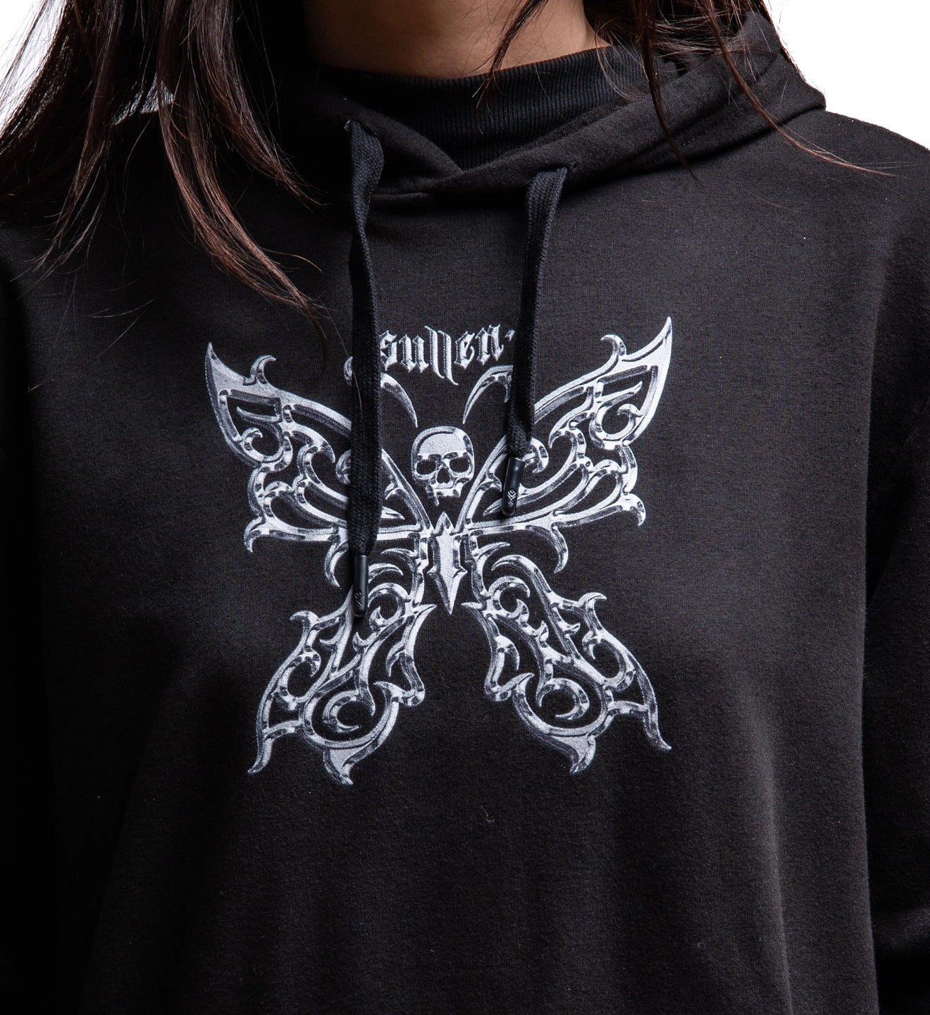 SULLEN CLOTHING CHROME BUTTERFLY WOMEN'S HOODIE