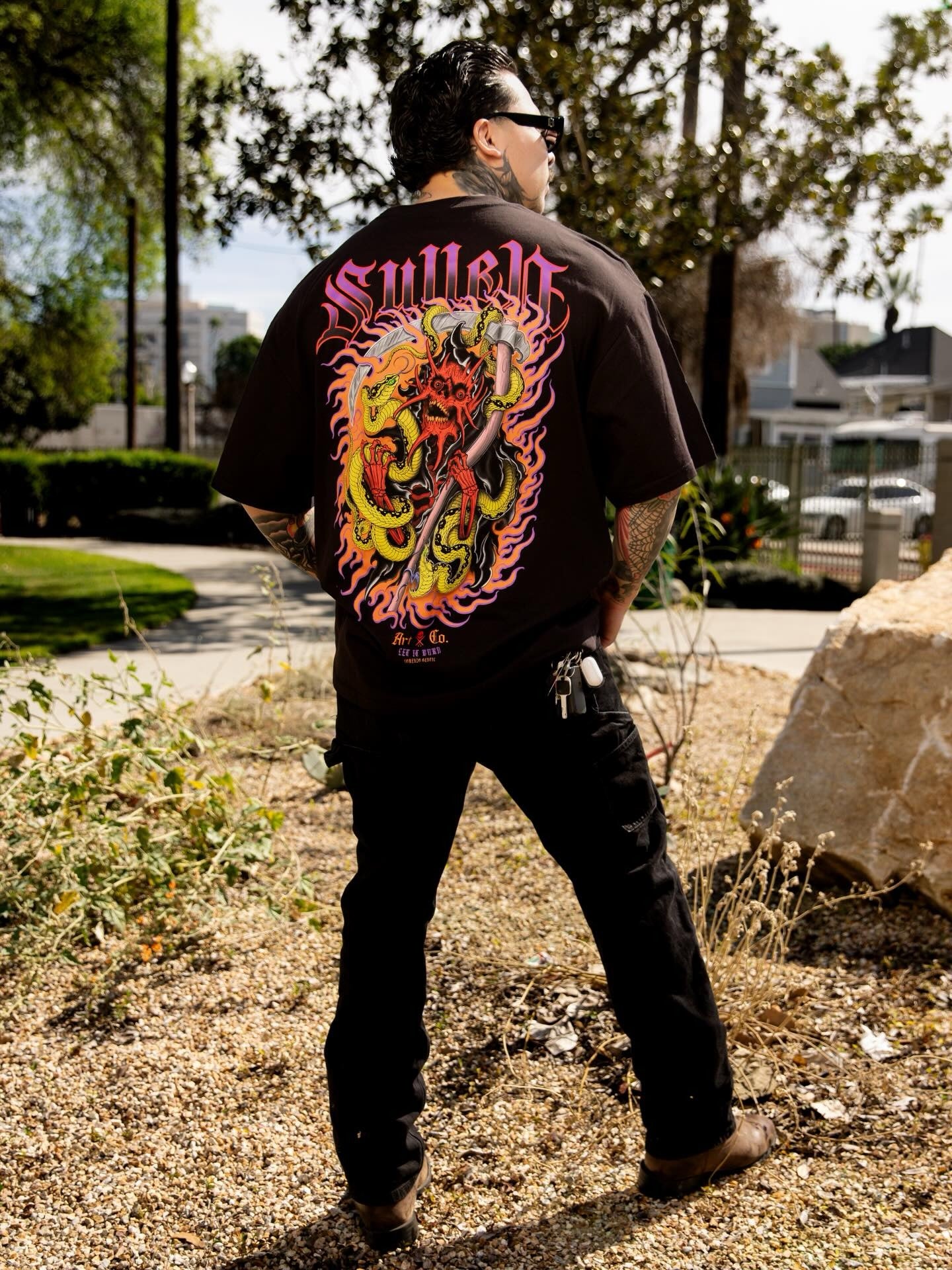 SULLEN CLOTHING RED REAPER STANDARD T-SHIRT