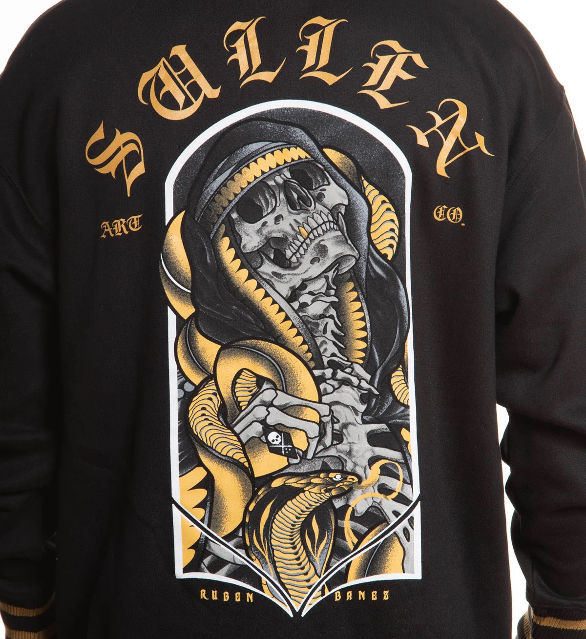 SULLEN CLOTHING RUBAN BANEZ ZIP UP FLEECE HOODIE