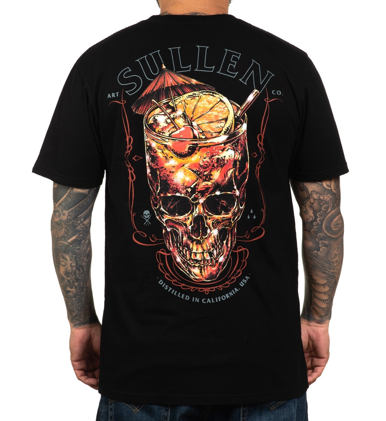 SULLEN CLOTHING OLD FASHIONED BLACK PREMIUM T-SHIRT