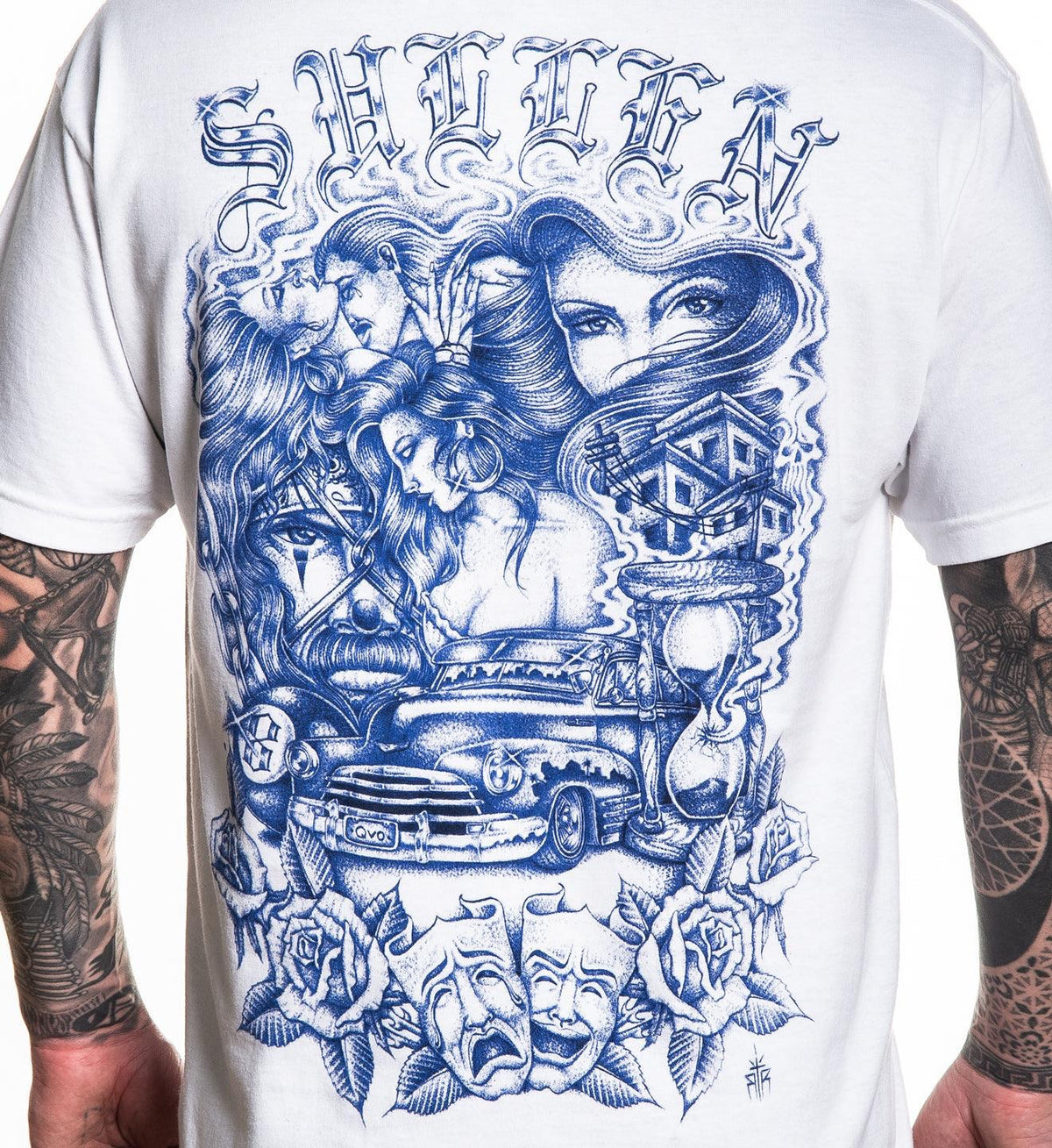 SULLEN CLOTHING SAD BOY WHITE STANDARD T-SHIRT