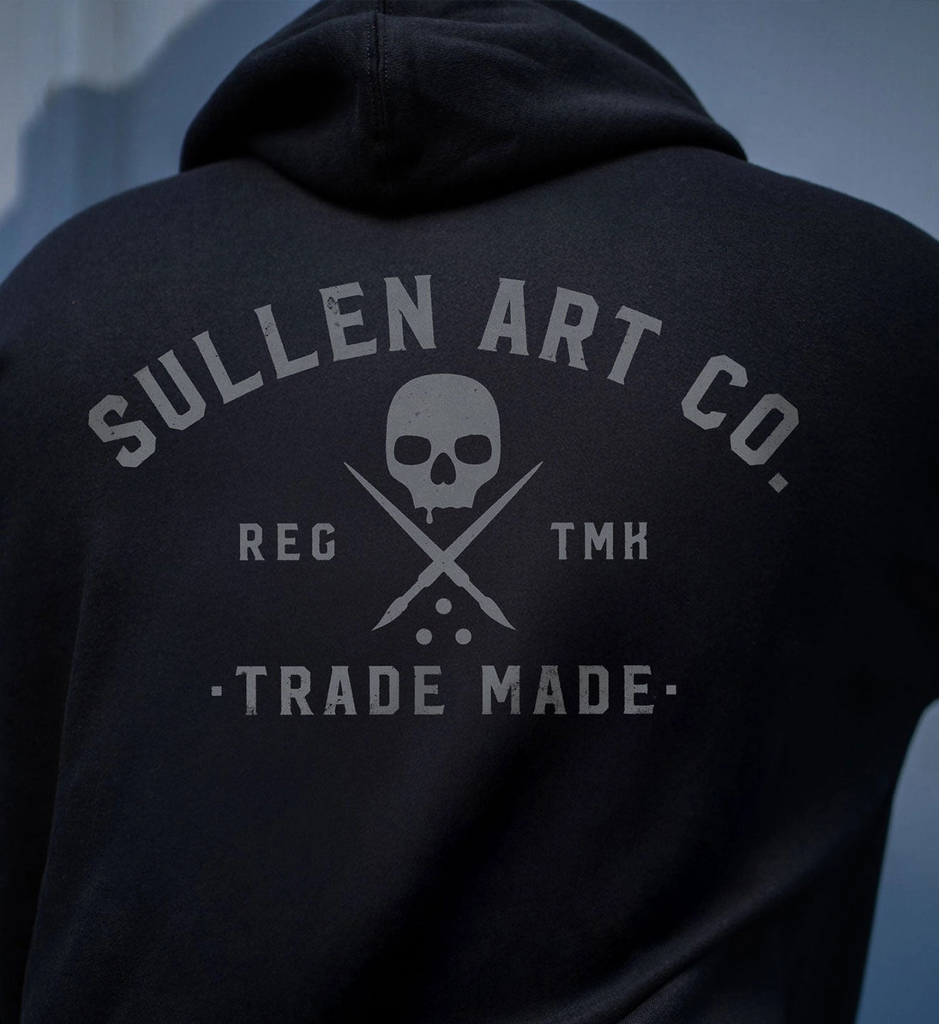 SULLEN CLOTHING ELEMENTAL PERFORMANCE BLACK PULLOVER HOODIE