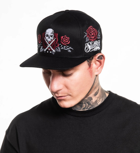 SULLEN CLOTHING PASADENA BLACK SNAPBACK CAP