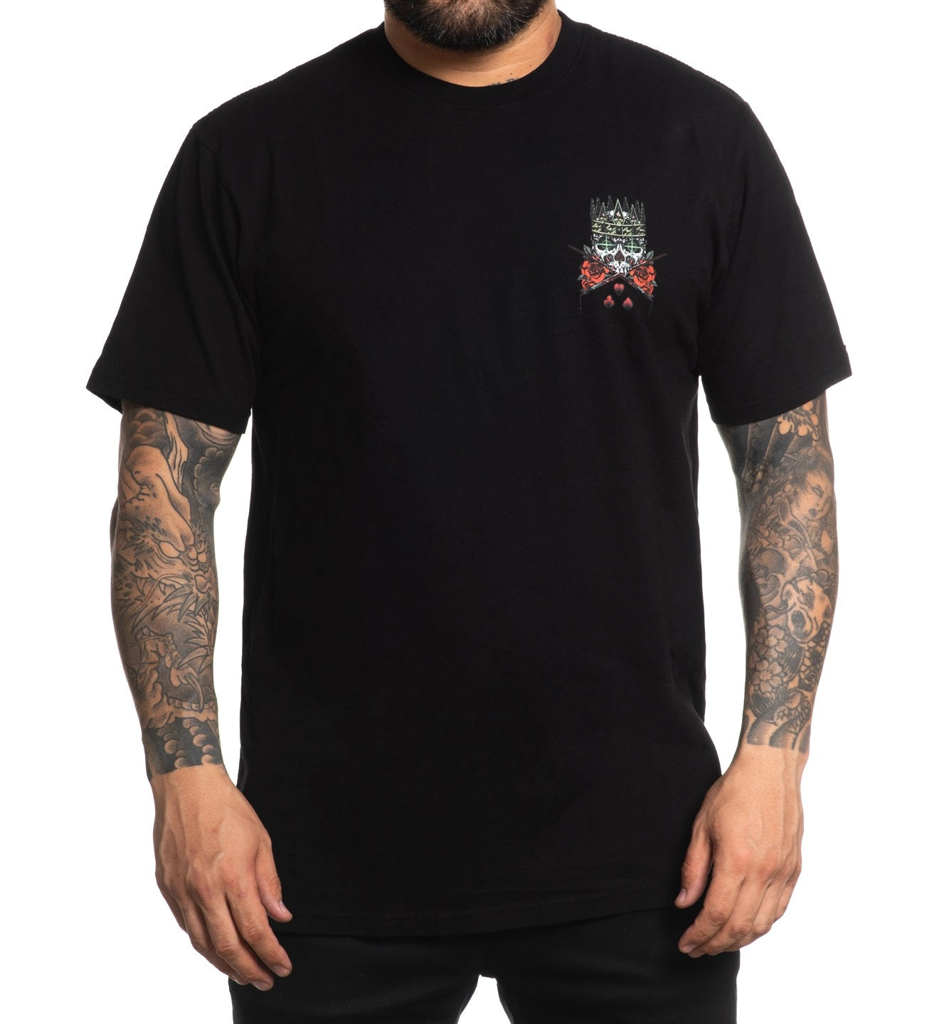 SULLEN CLOTHING SPADES AND HEARTS PREMIUM T-SHIRT