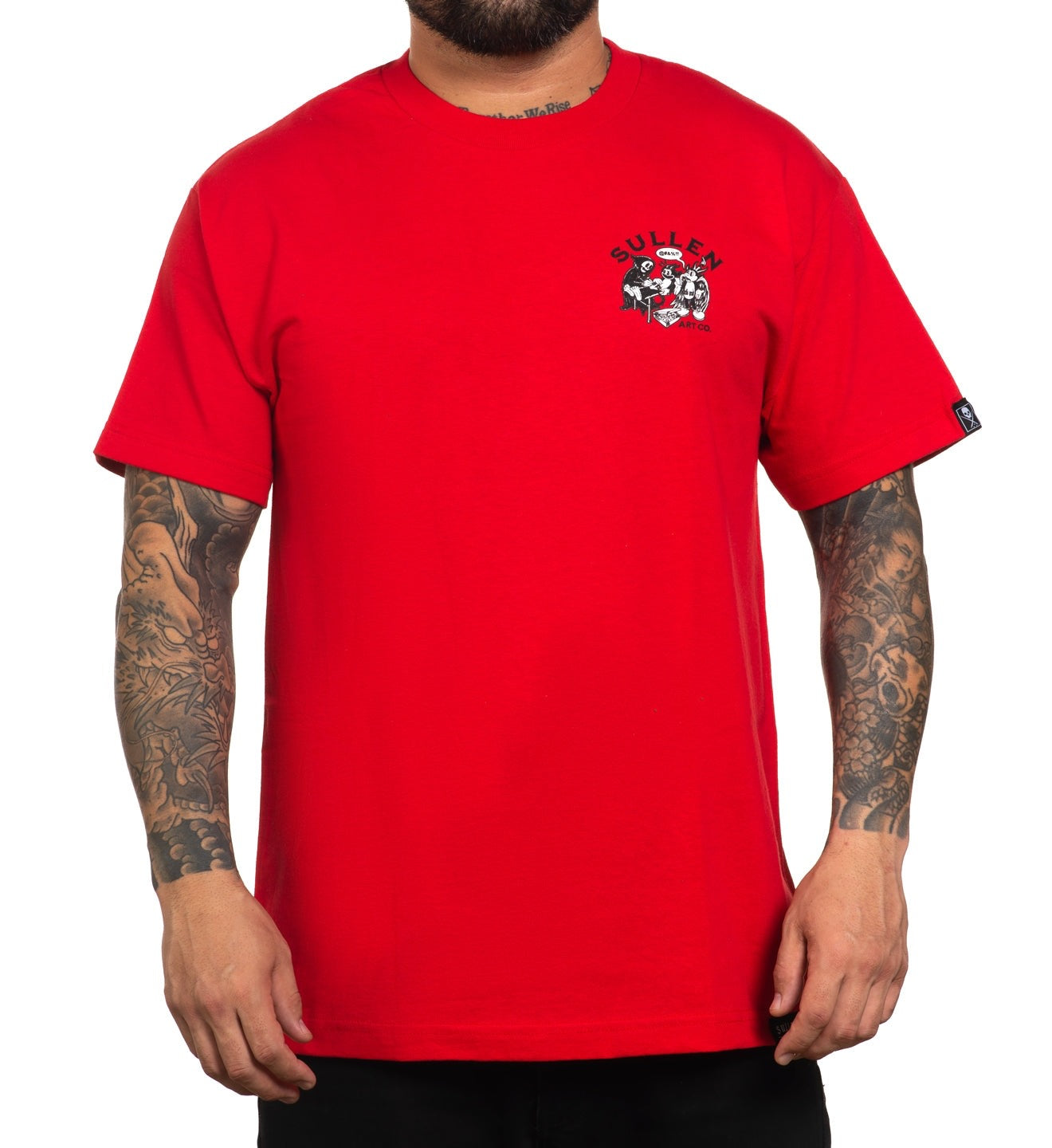 SULLEN CLOTHING COPY CAT RED STANDARD T-SHIRT