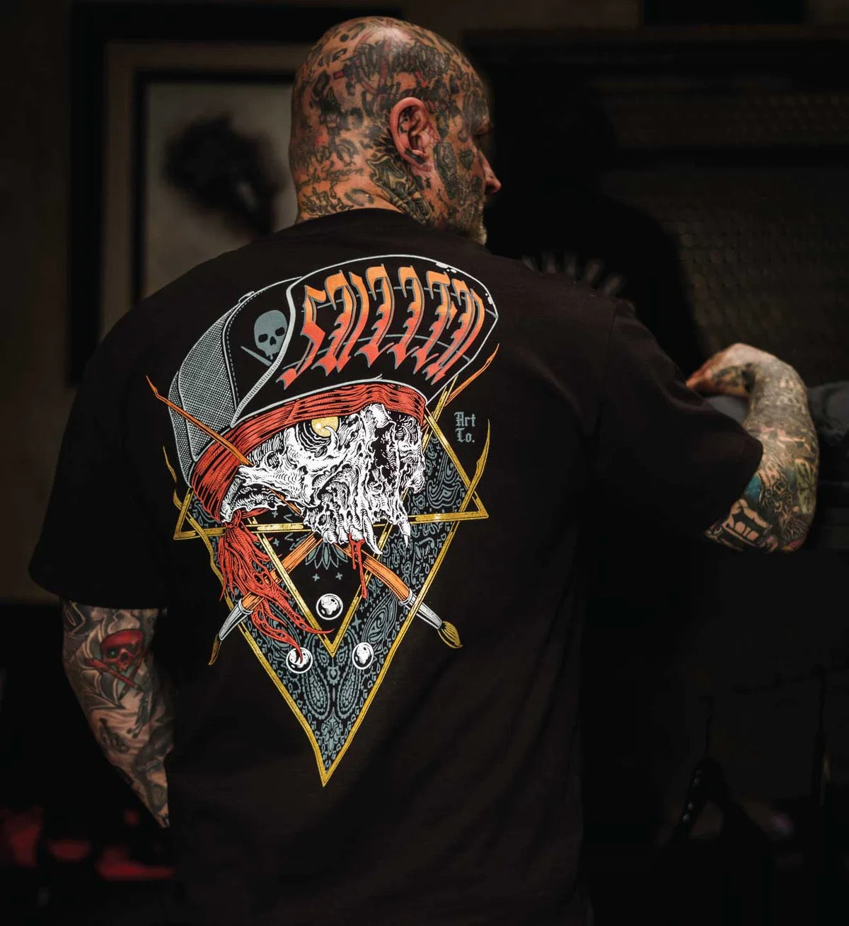 SULLEN CLOTHING THRASH BADGE STANDARD T-SHIRT