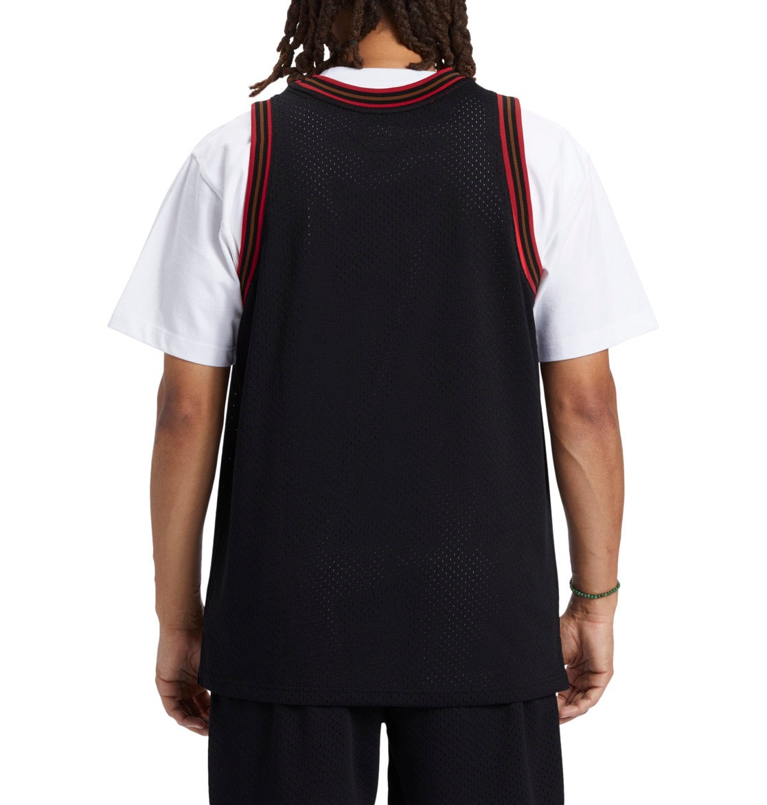 DC SHOES STARZ 94 JERSEY BASKETBALL VEST TOP BLACK